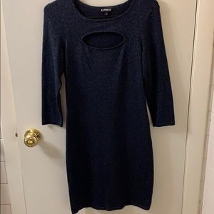 Navy blue dress
